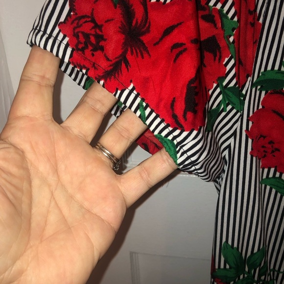 Urban Heritage Off-Shoulder Jumpsuit- large with tassels/ wide legs/ peasant top - Picture 3 of 9